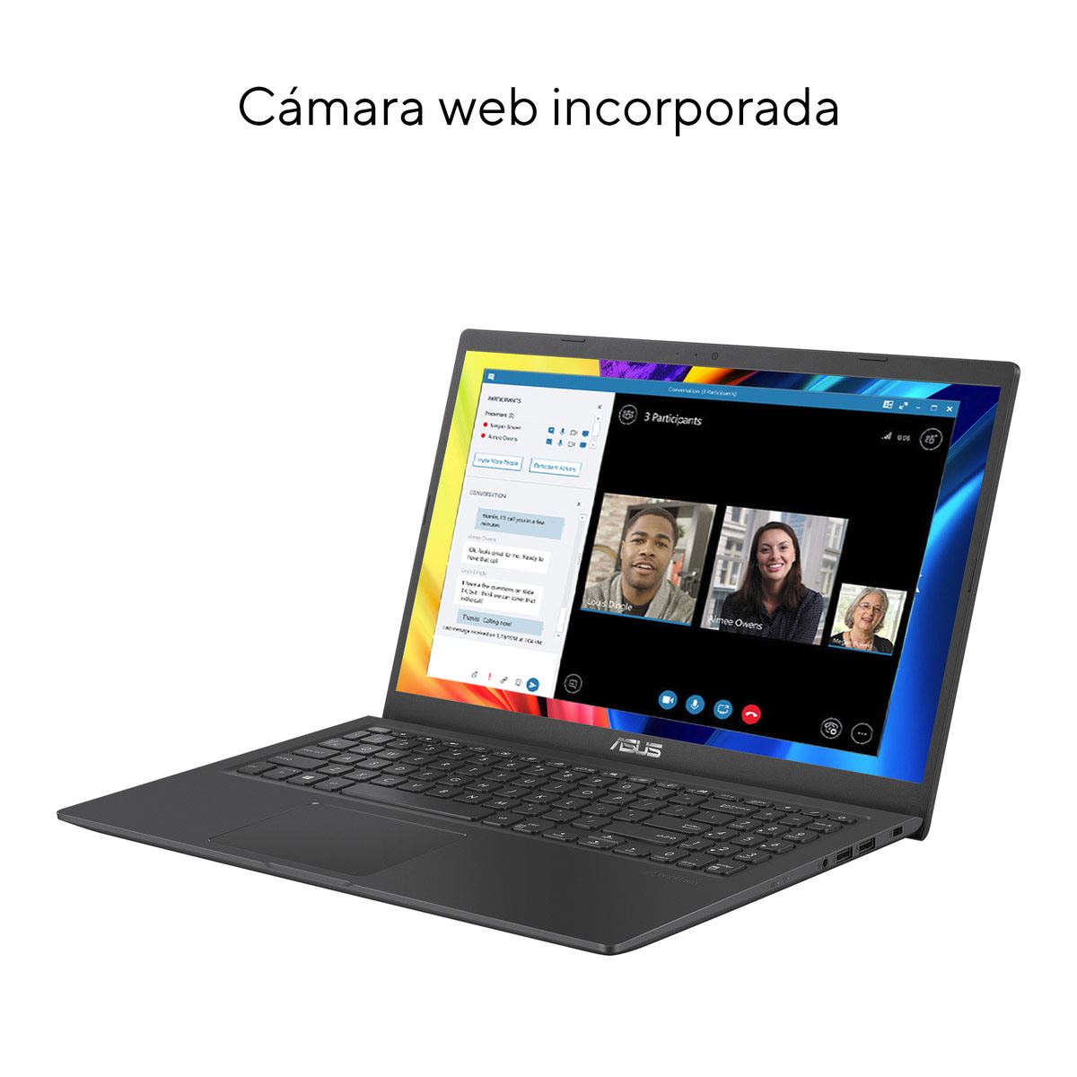 Laptop Asus x1500ea-bq2501w Intel core i3 8gb RAM 1tb+256 ssd color negro