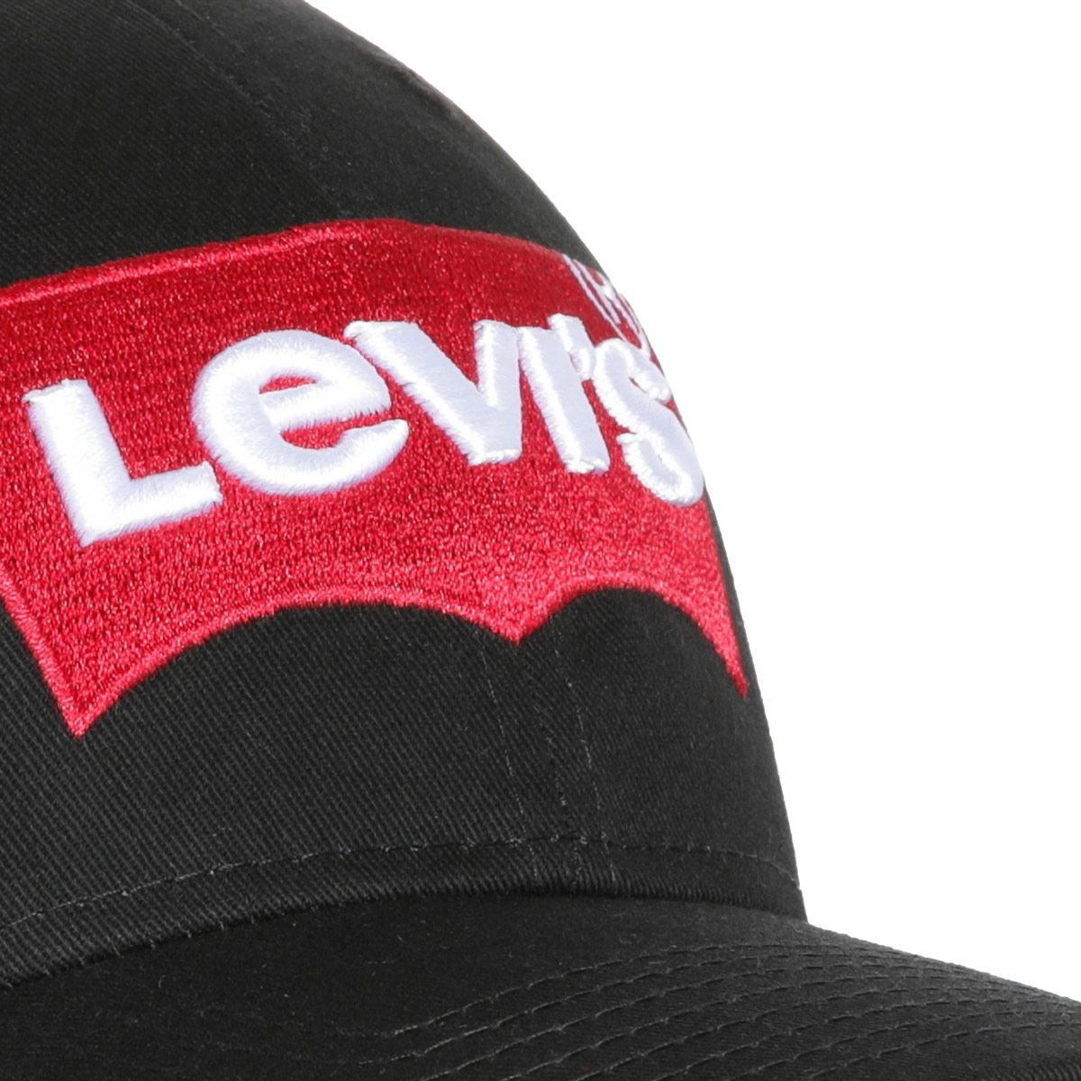 Gorra Levis Beisbolera Negra Para Hombre