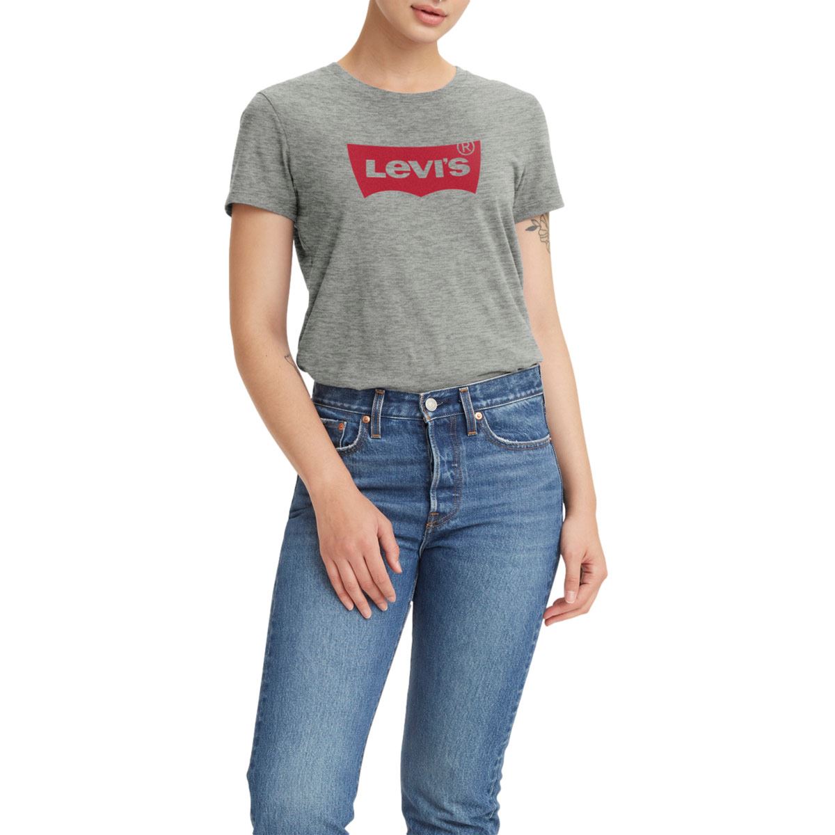 Playera Levi's® CH Gris Cuello Redondo