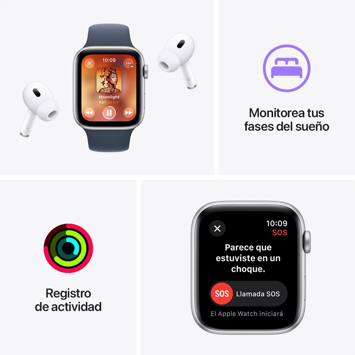 Apple Watch SE 44mm Medianoche