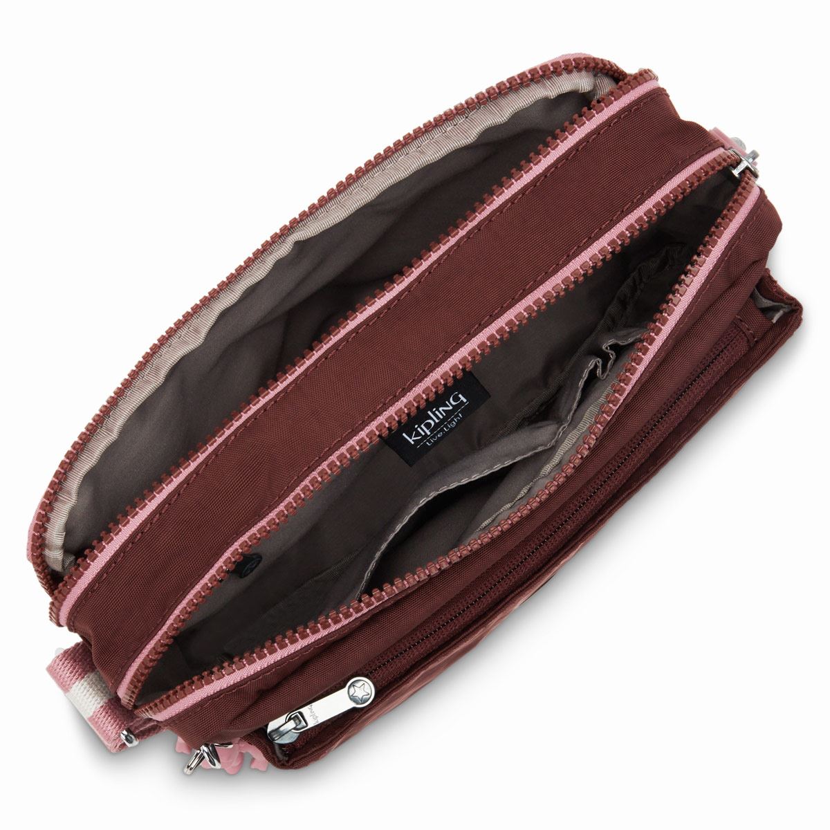 Bolsa Kipling color vino modelo KI7076Z00