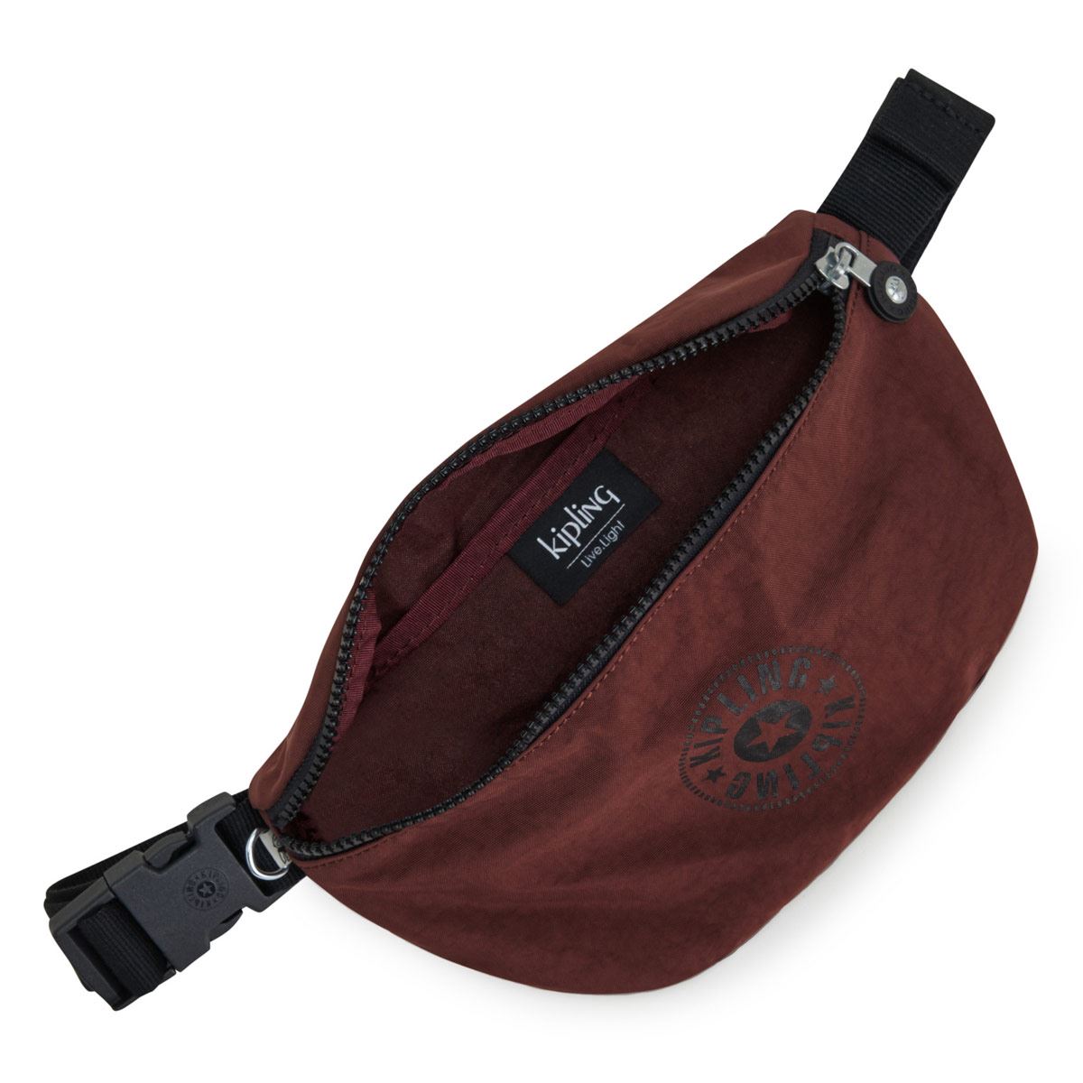 Cangurera Kipling color vino modelo KI7465PP5