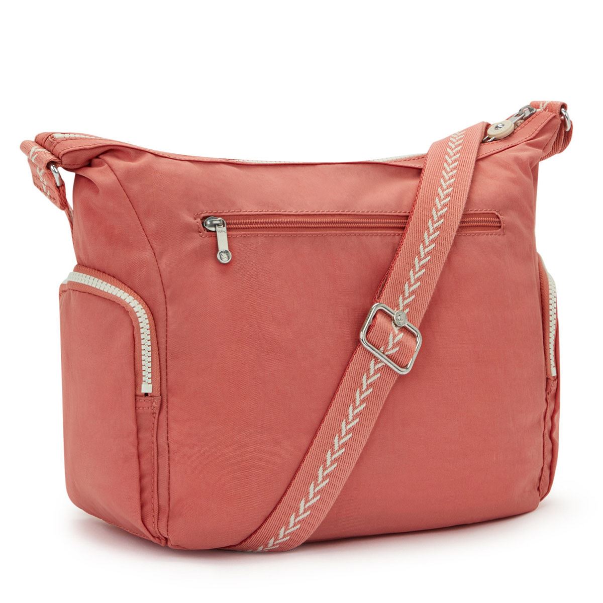 Kipling Izellah M Bolsa De Hombro Rosa Cálido De Sarga Dinámica - ¡Compra A  Precios De Outlet!