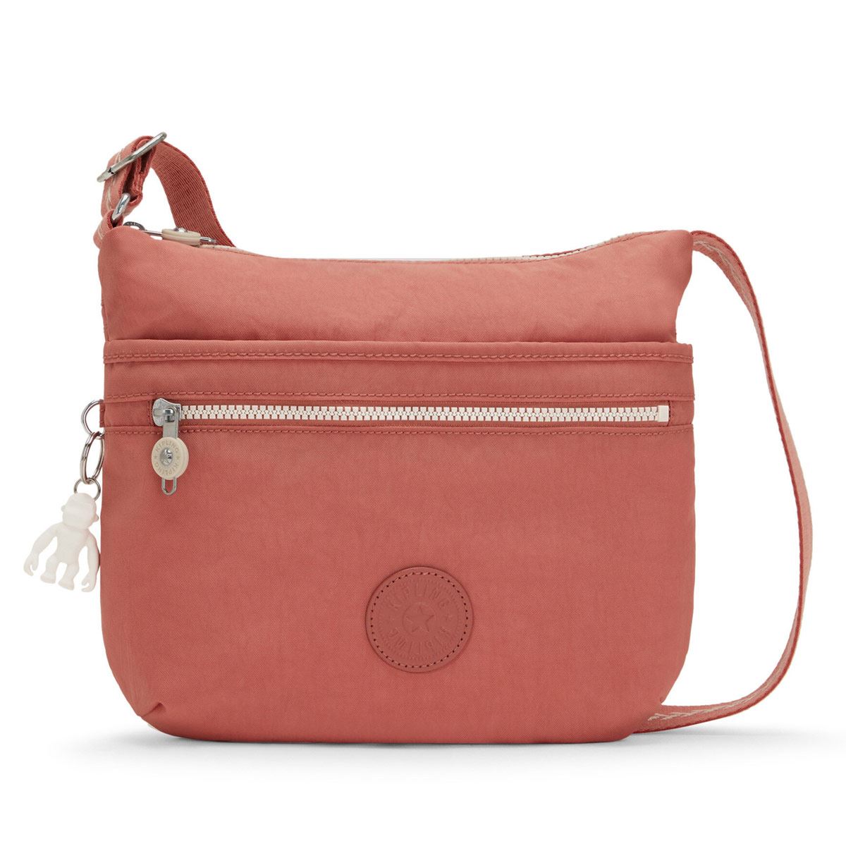 Bolsa Backpack Color Rosa Metálico Para Mujer Kipling