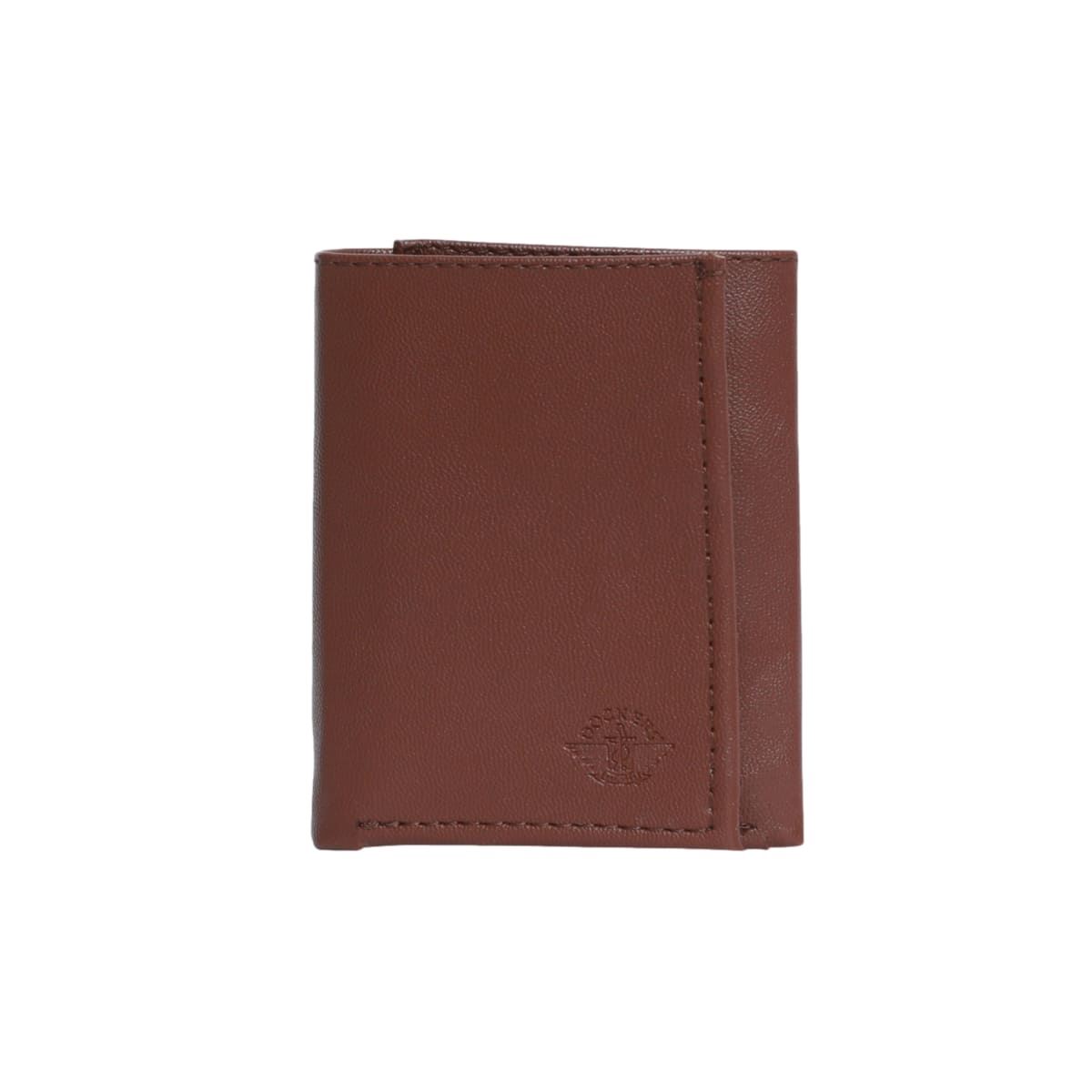 Cartera Dockers Trifold Café Rojizo para Hombre