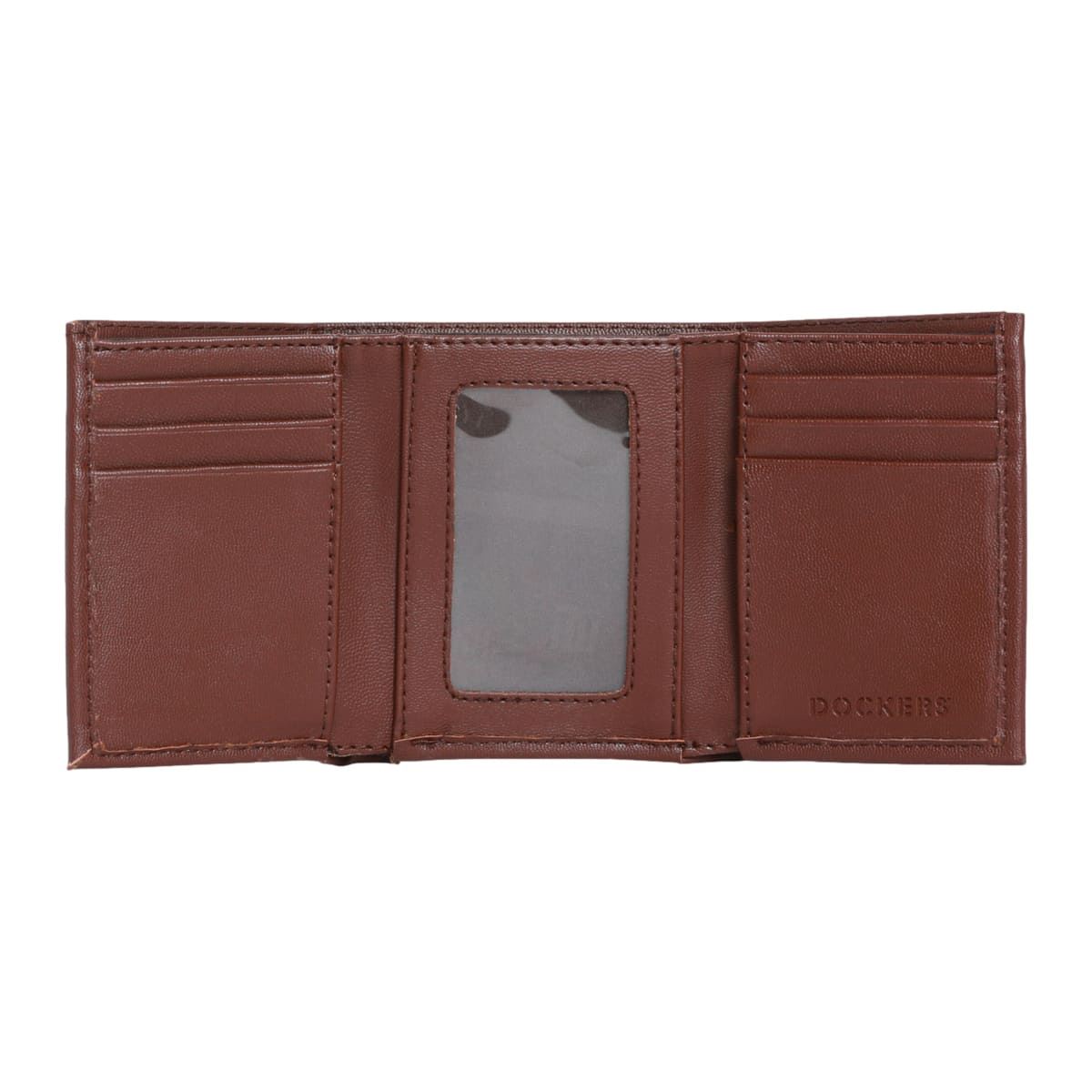 Cartera Dockers Trifold Café Rojizo para Hombre