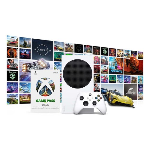 Consola Xbox Series S Starter 512GB + Game Pass
