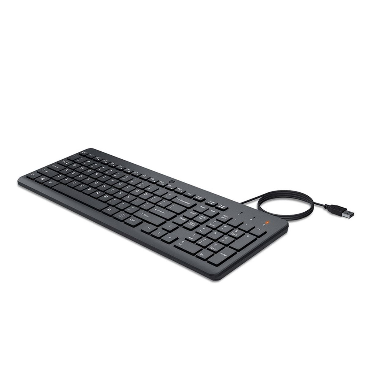 Teclado alámbrico HP 150 color negro