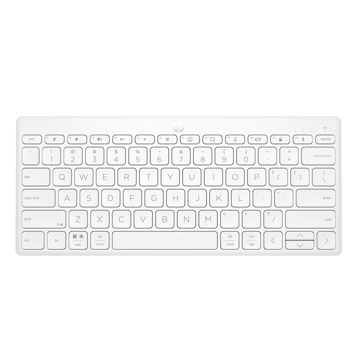 Teclado HP 350 compacto multi-device blanco