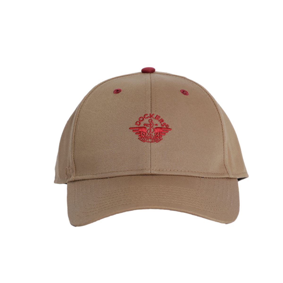 Gorra café con logo Dockers