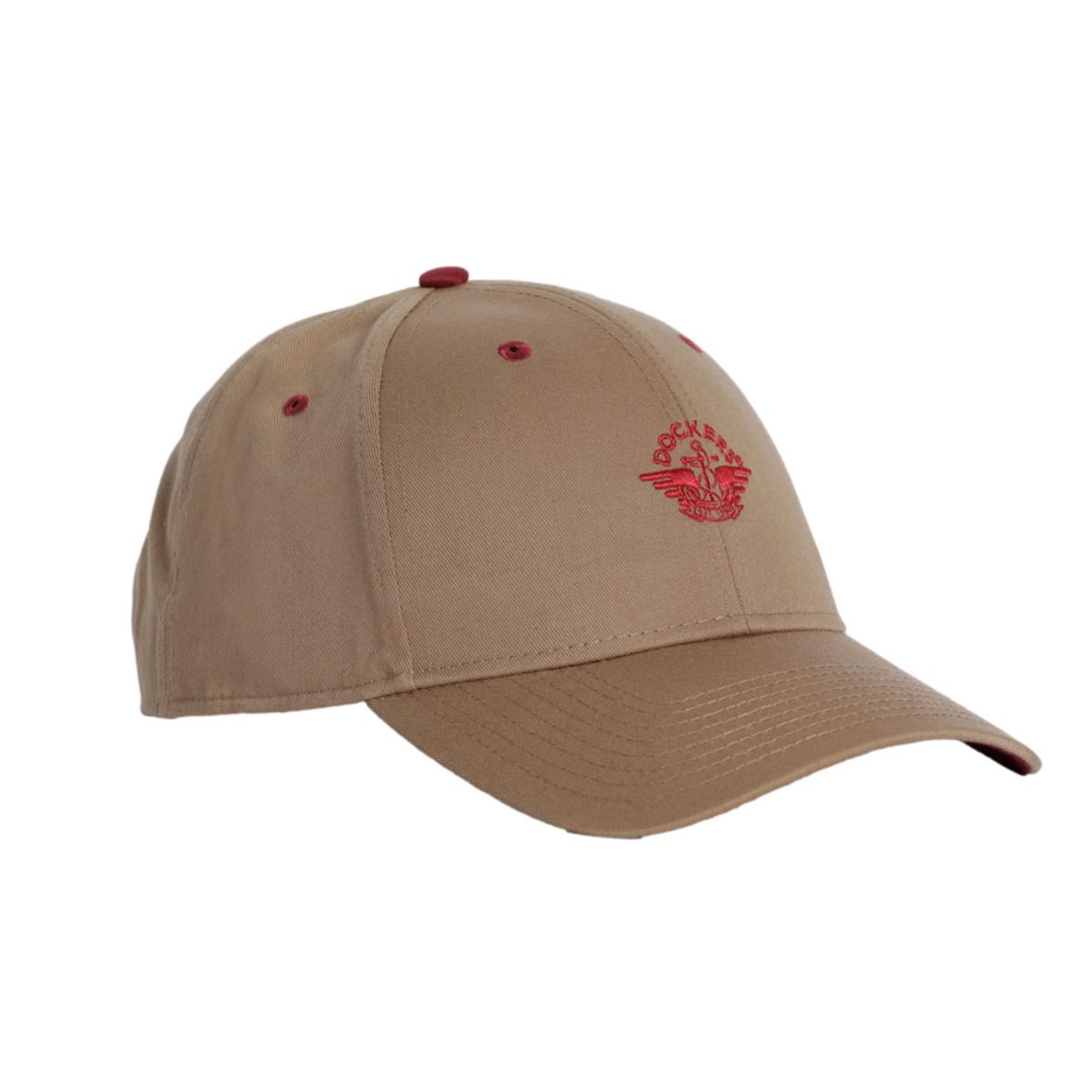 Gorra café con logo Dockers
