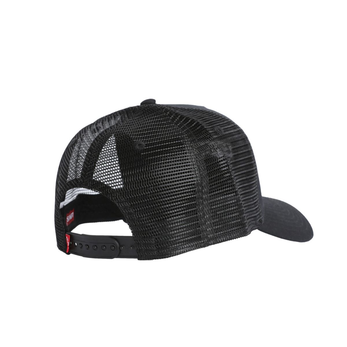 Gorra Levis Trucker negra para hombre