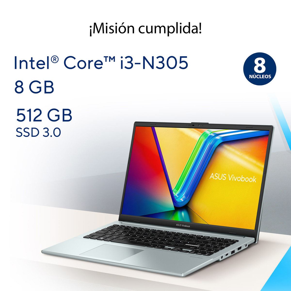 Laptop ASUS VivoBook Go E1504GA-NJ127W Ci3 8GB 512SSD