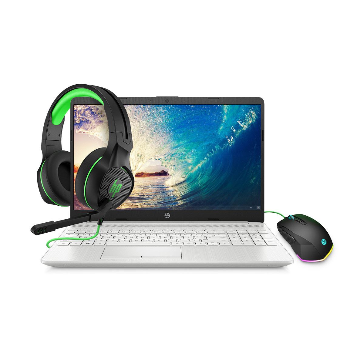 Laptop HP 15-DW1084 Intel Core i7 8GB RAM 512GB + mouse + headset