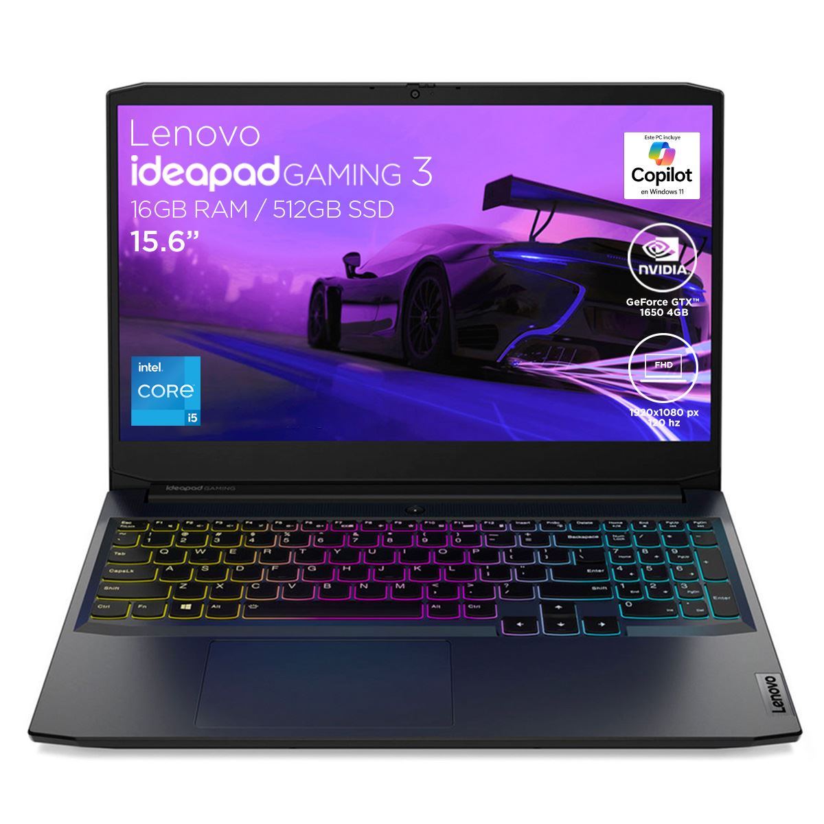 Laptop Lenovo IdeaPad Gaming 3 15IHU6 CORE I5 11TH 16 512 GTX1650