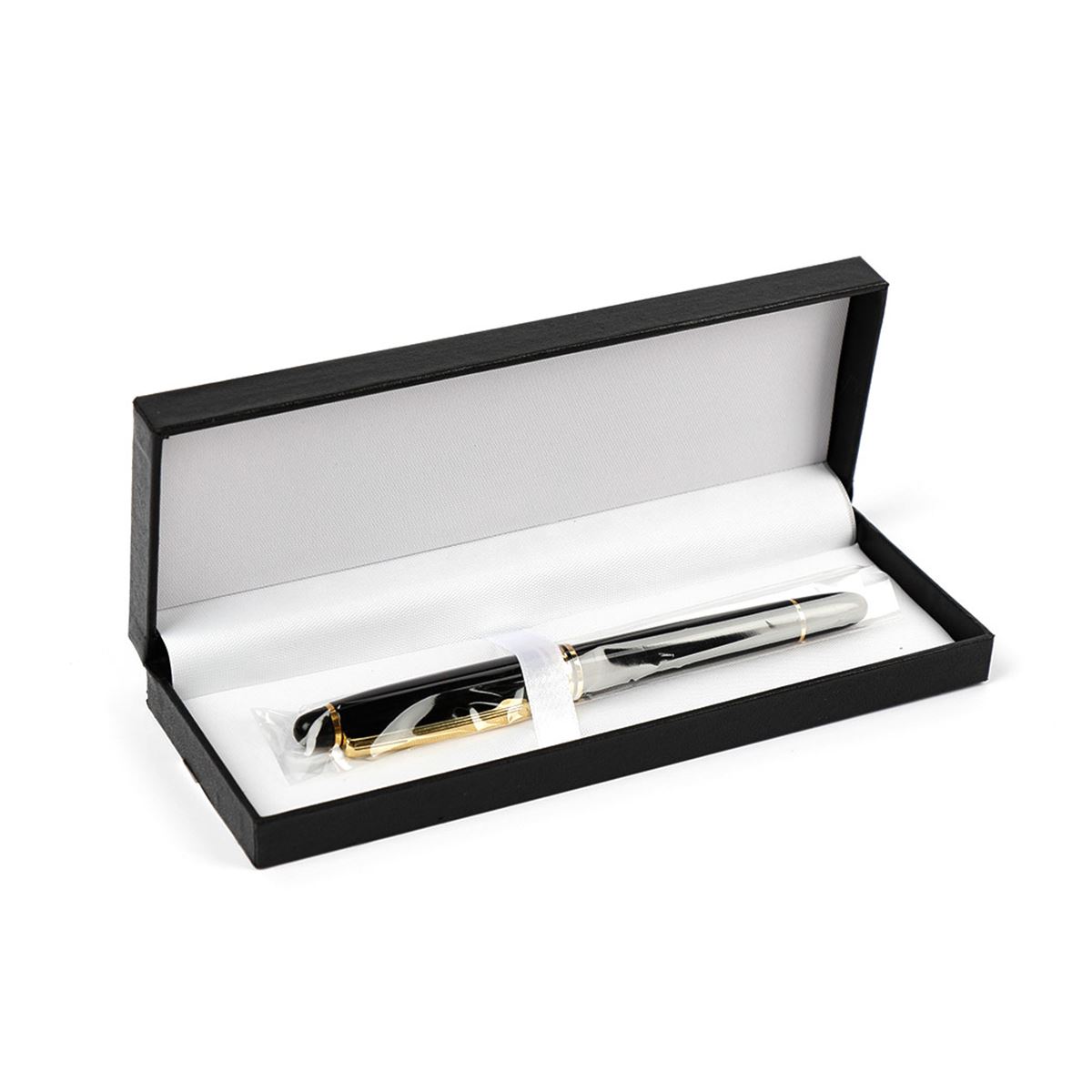 Pluma de gel en estuche color negro