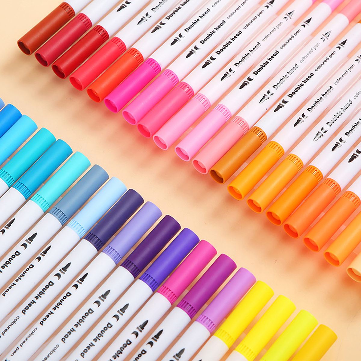 Estuche 36 plumones de doble punta
