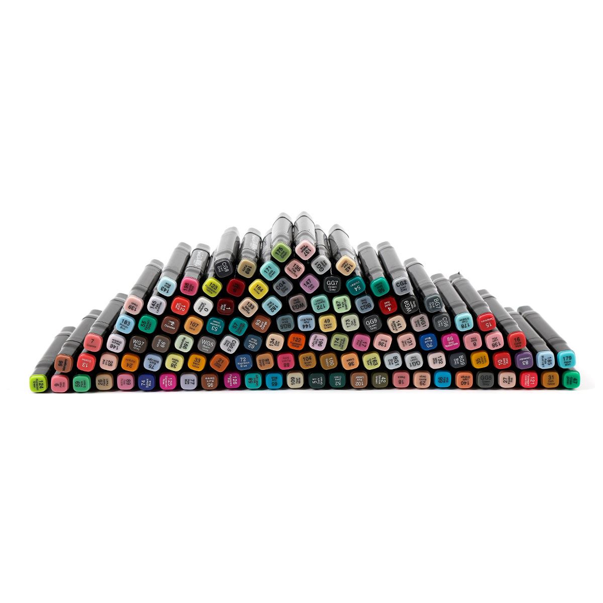 Estuche 120 plumones de doble punta