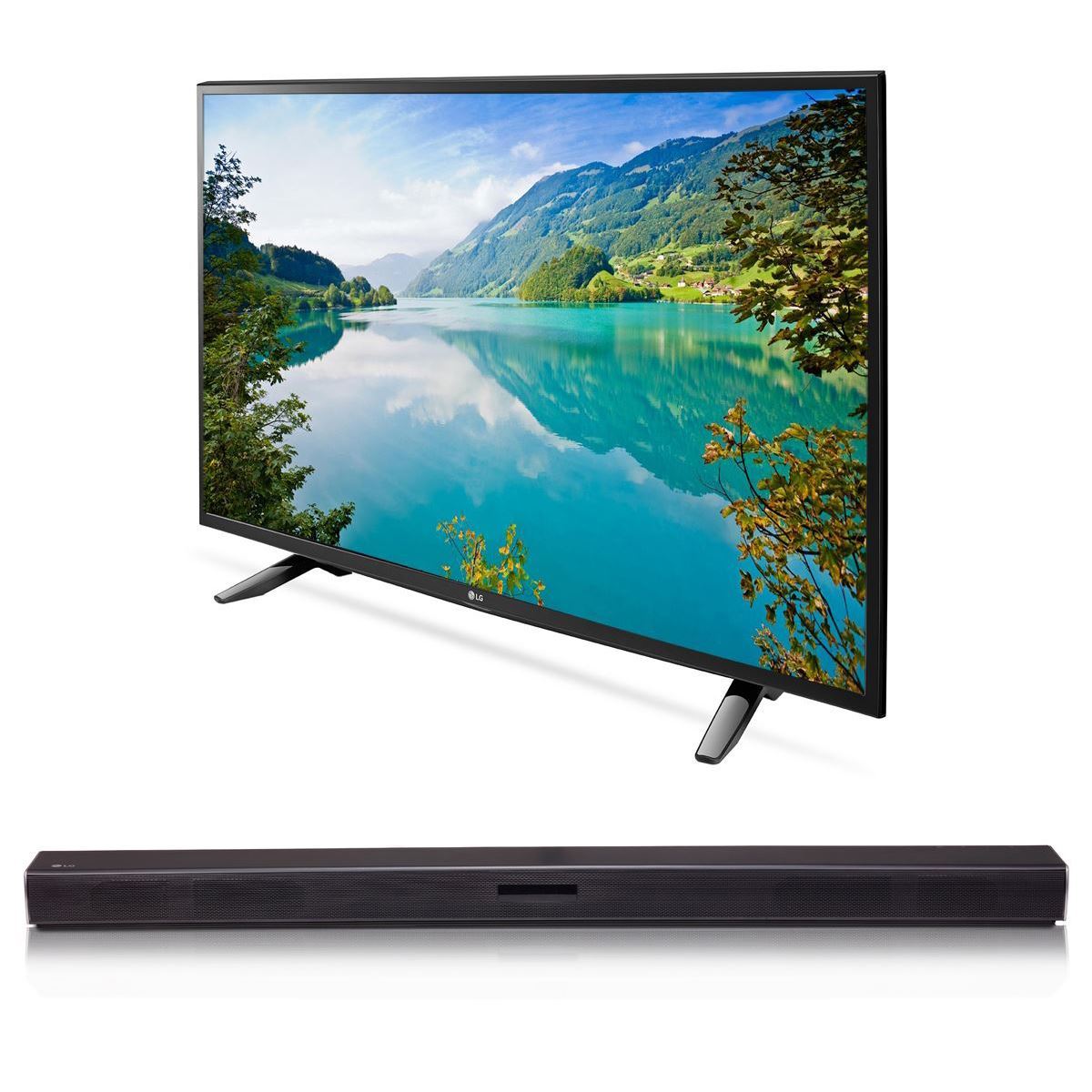 Bundle LG Pantalla 43” 43UH6100 UHD Smart TV + Sound Bar LG SH4