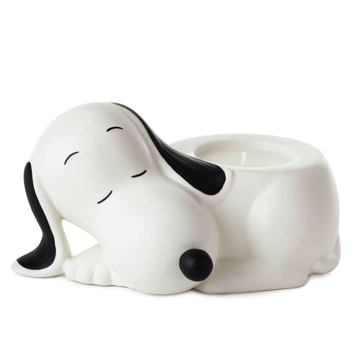 Vela En Molde de Cerámica de Snoopy con Olor A lavanda