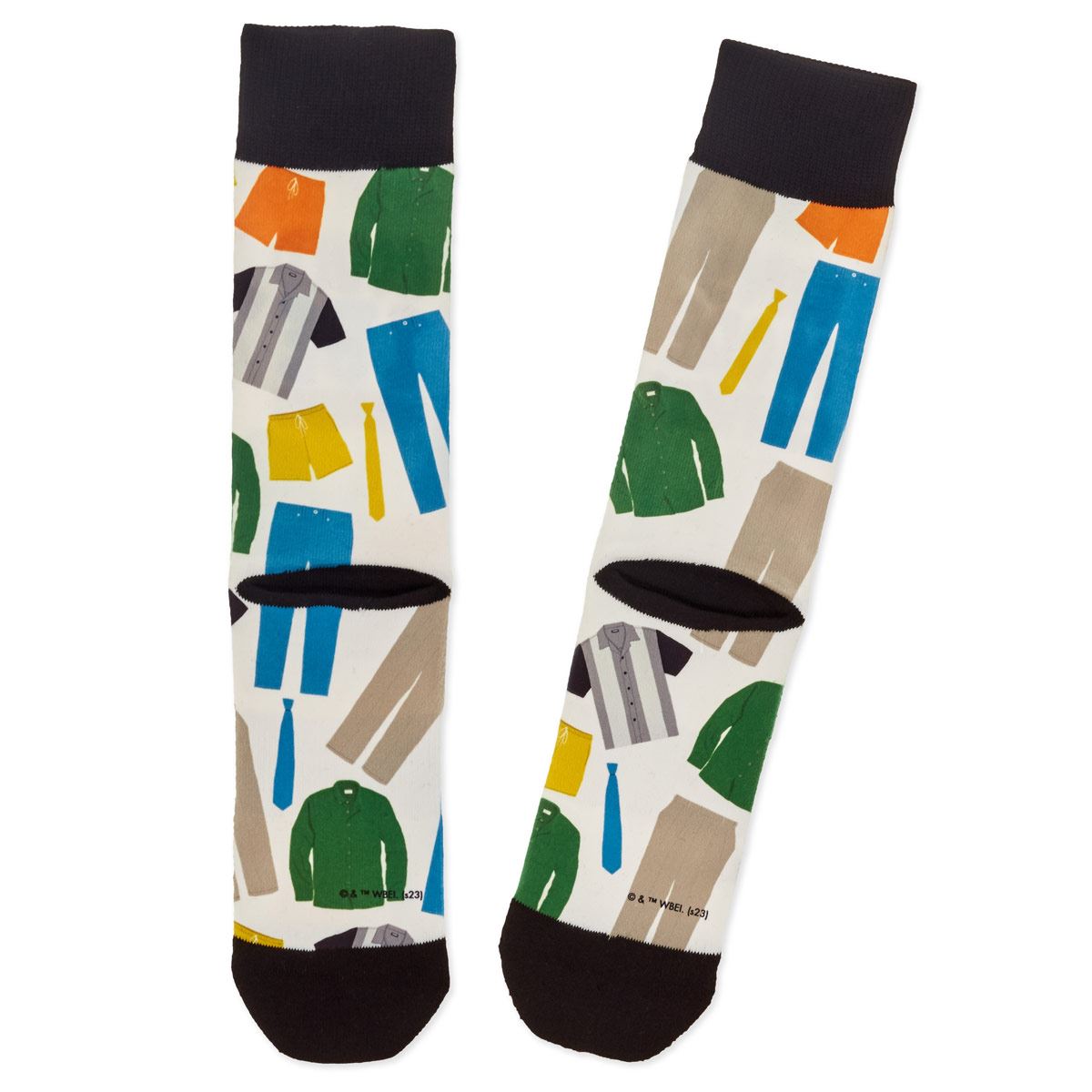 Calcetines con Estampado de Prendas Masculinas Friends