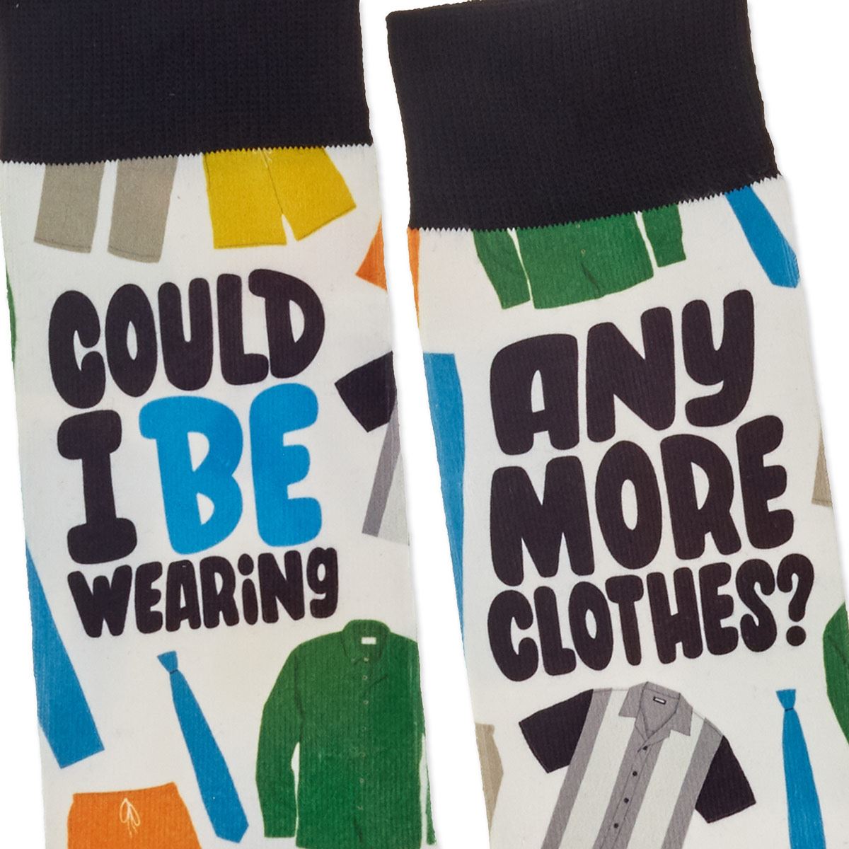 Calcetines con Estampado de Prendas Masculinas Friends