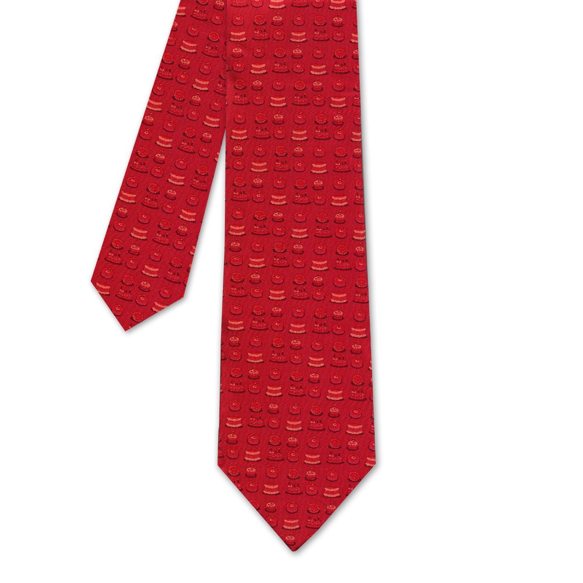 Corbata S Colección Cakes Rojo