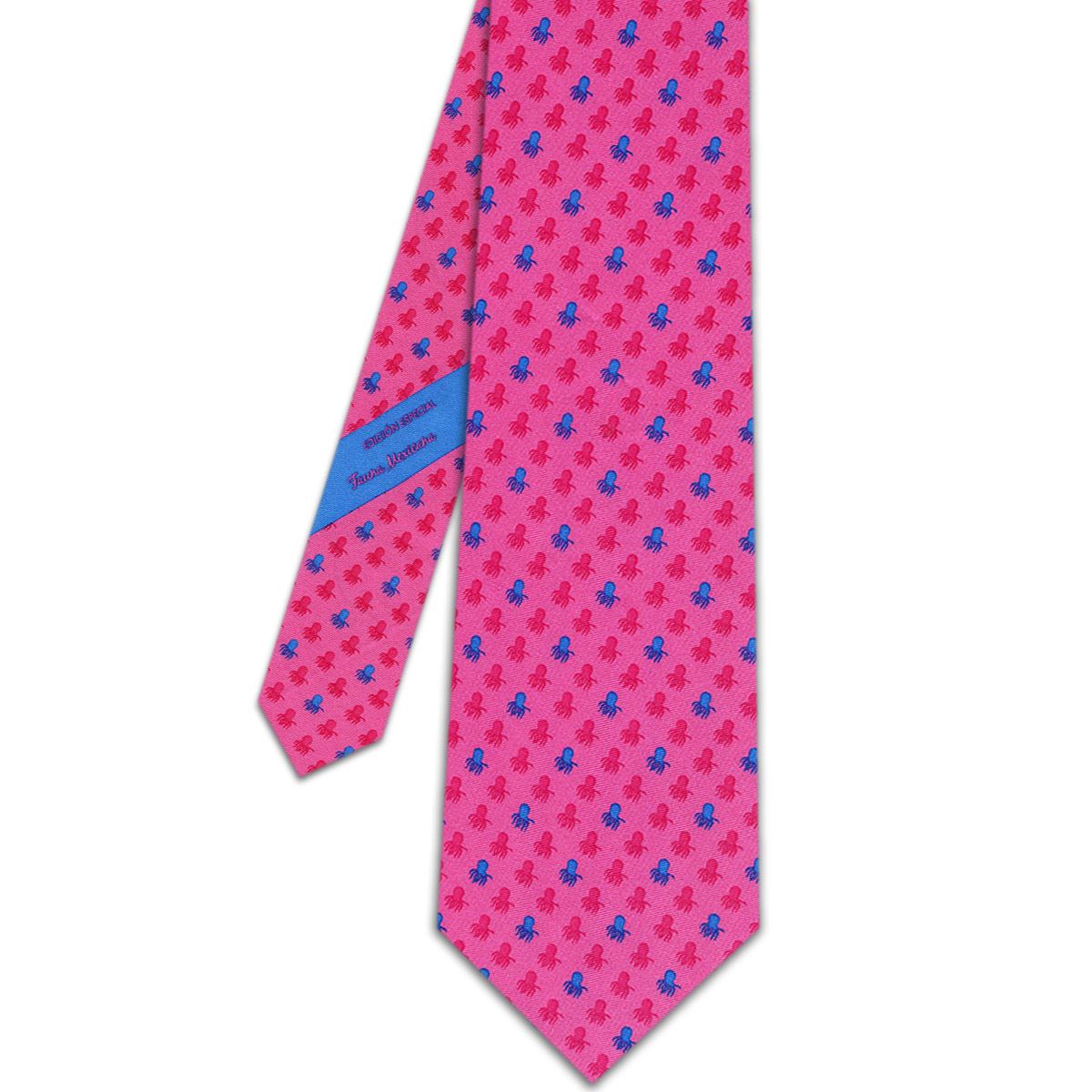Corbata S Coleccion Pulpo De Col Pink