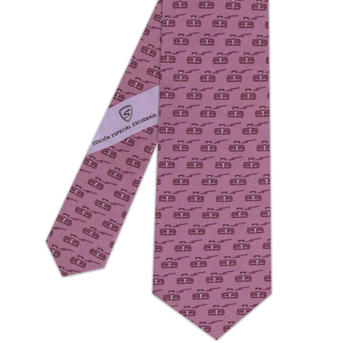 Corbata S Colección Escala Fórmula 1 Purple