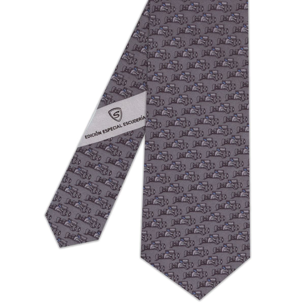 Corbata S Colección Fórmula 1 Grande Gray