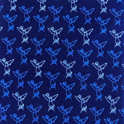 Corbata Azul S Colección Seda Ángel