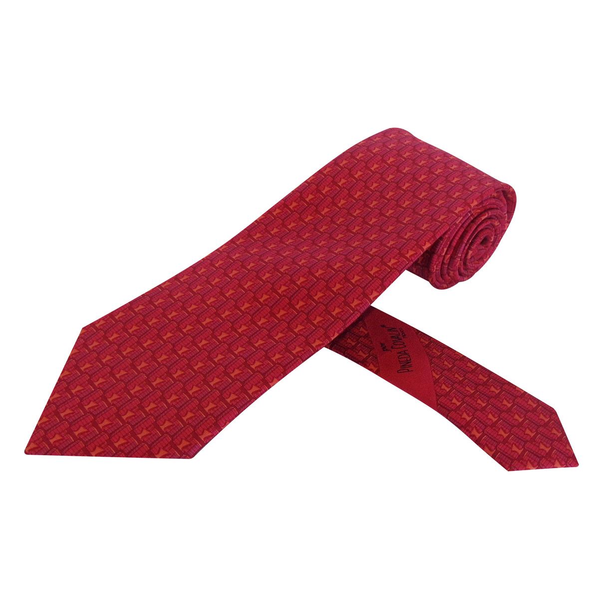 Corbata S Colección Seda Museo Soumaya Roja