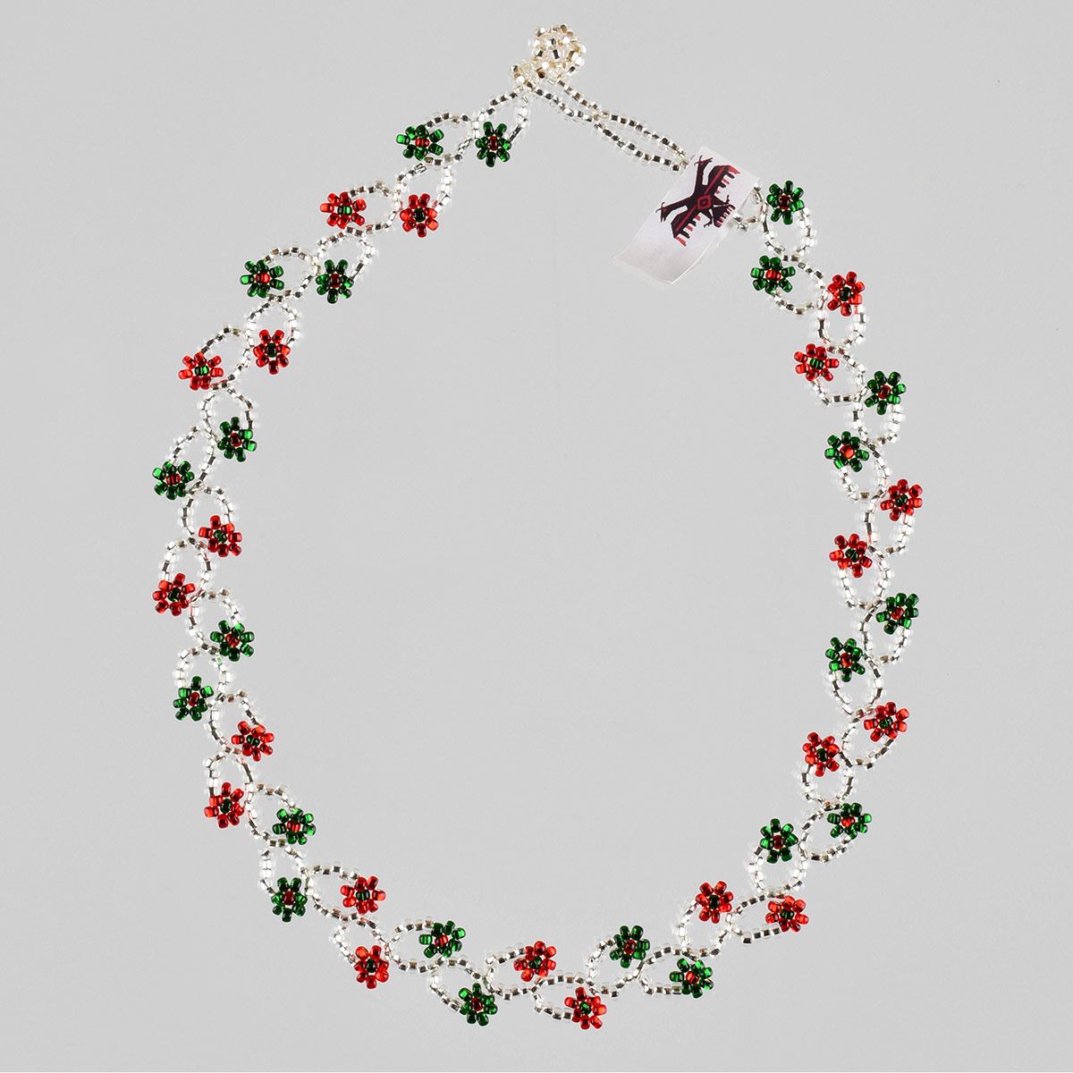 Collar otomi tricolor mexicano n1