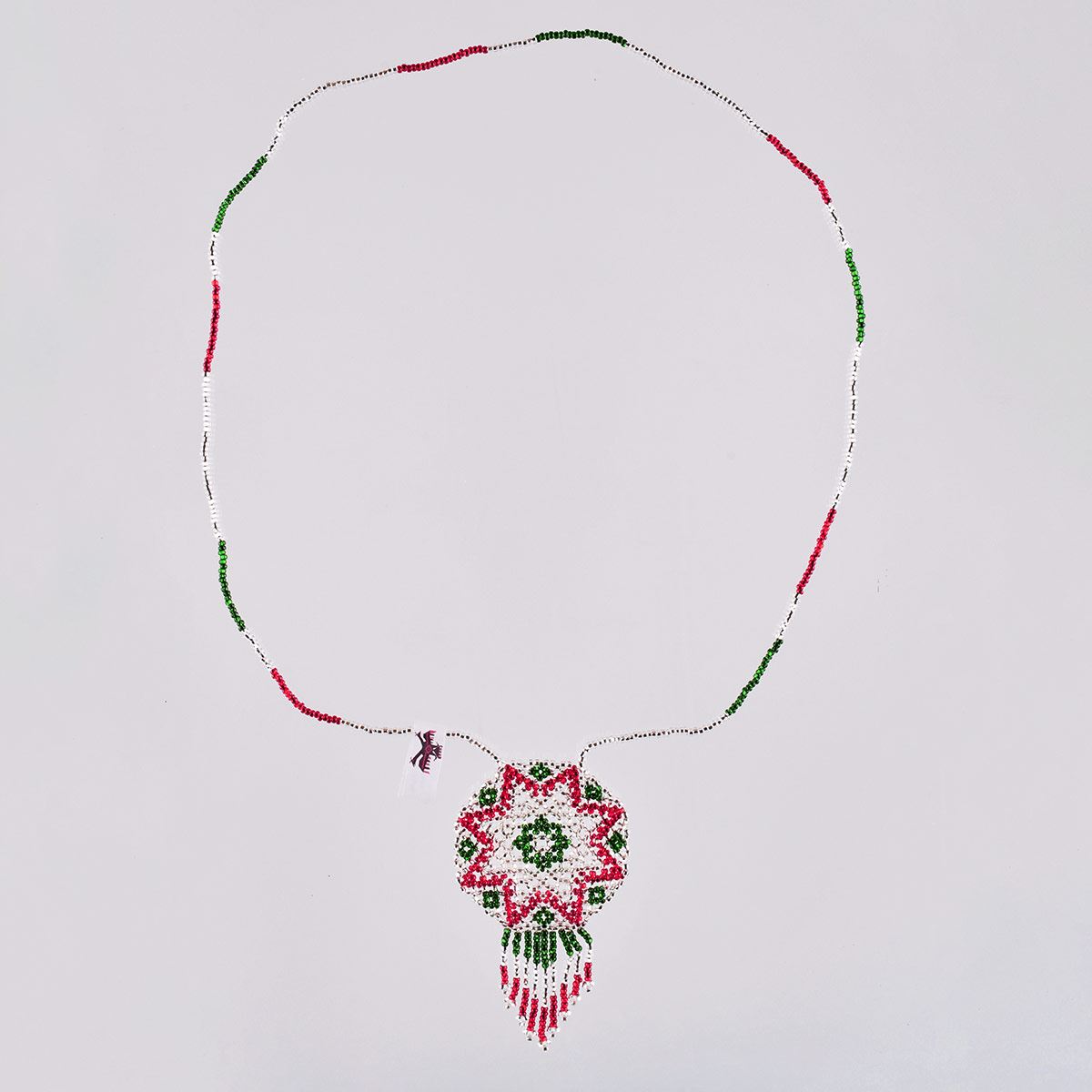 Collar otomi tricolor mexicano n11