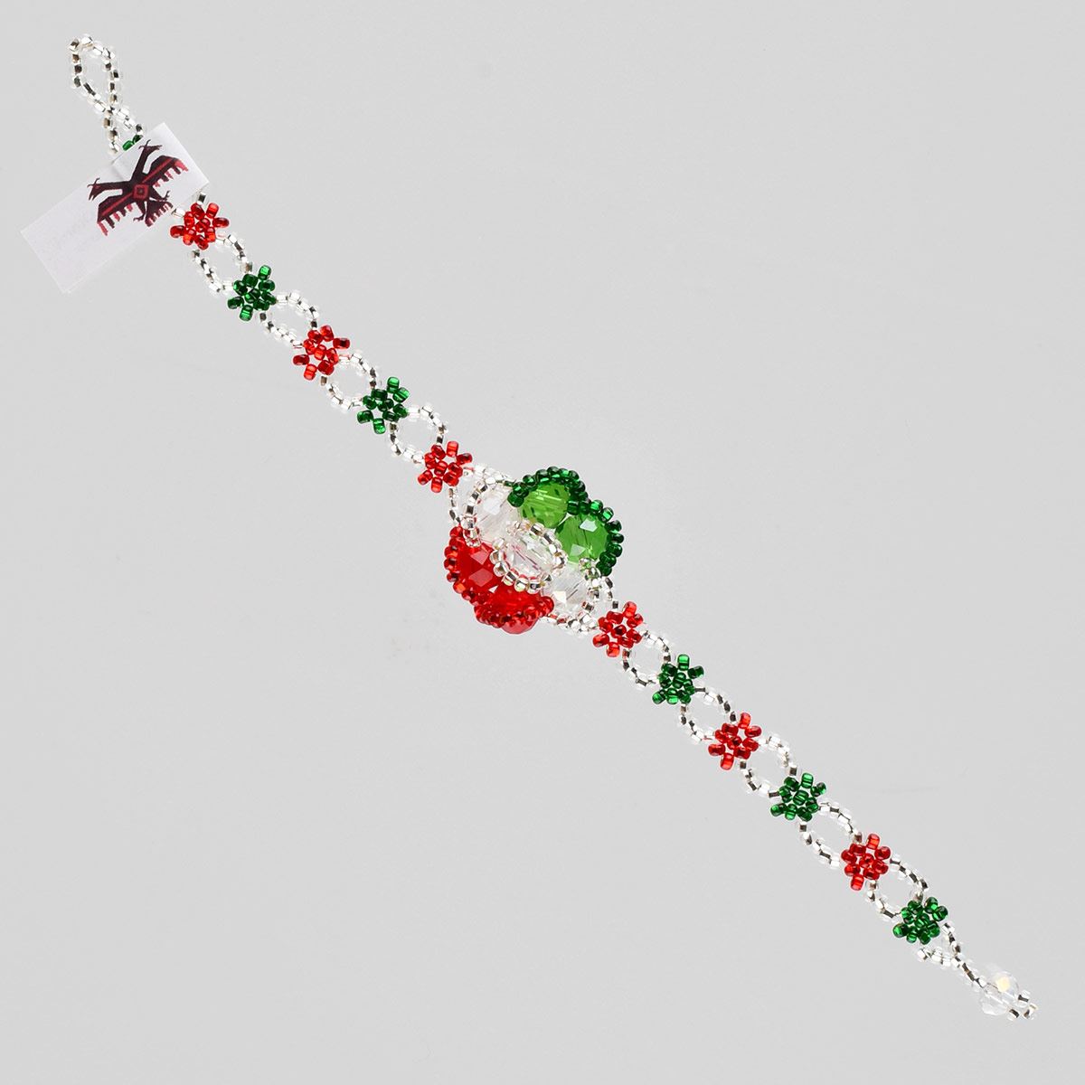 Pulsera otomi tricolor mexicano n013