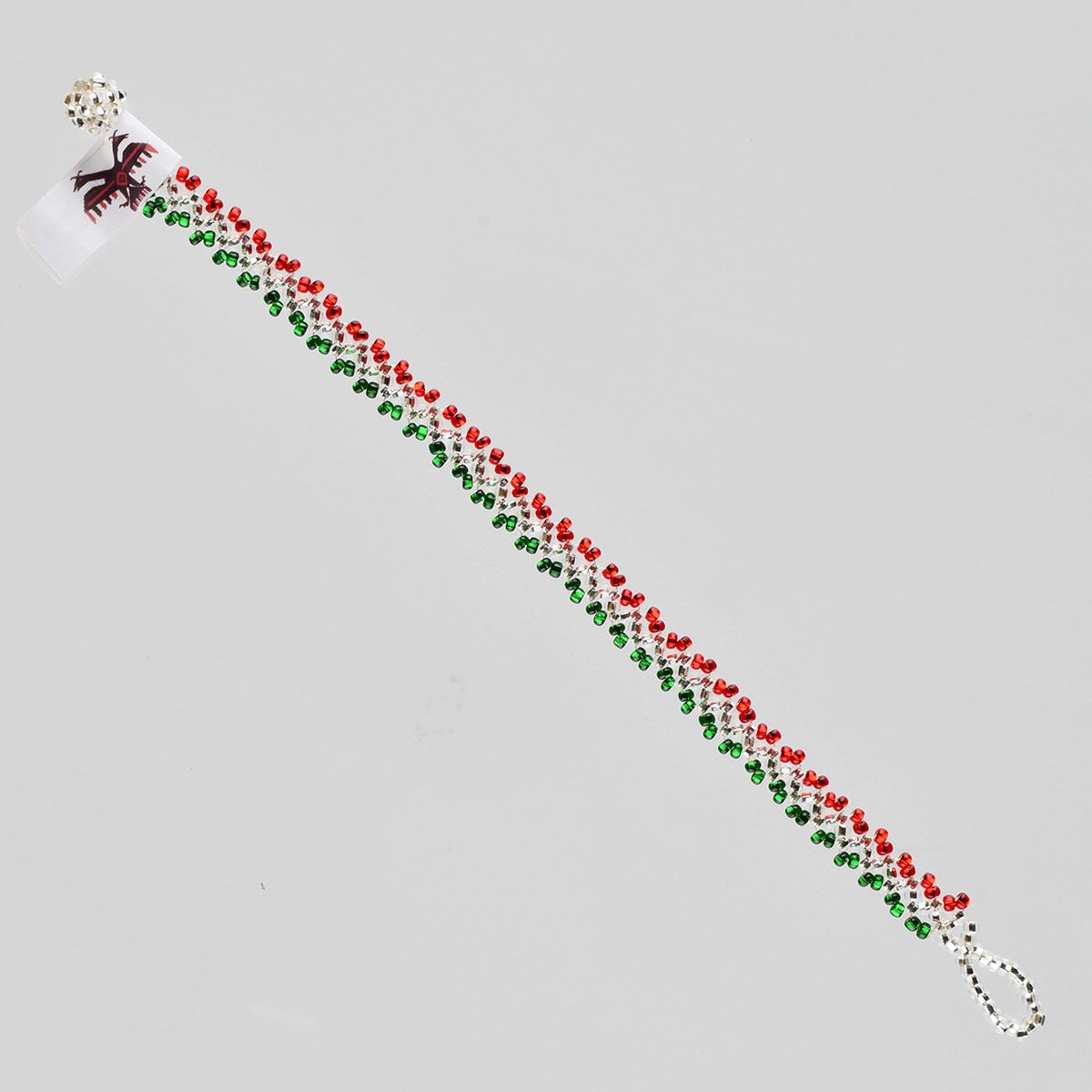 Pulsera otomi tricolor mexicano n22