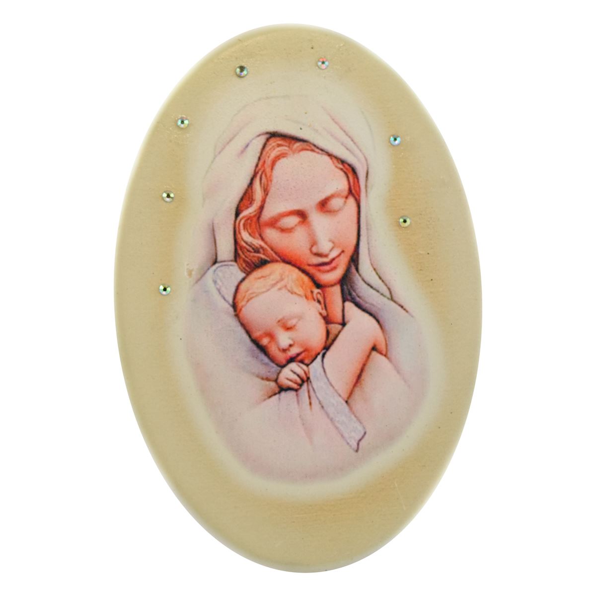 Retablo madona oval