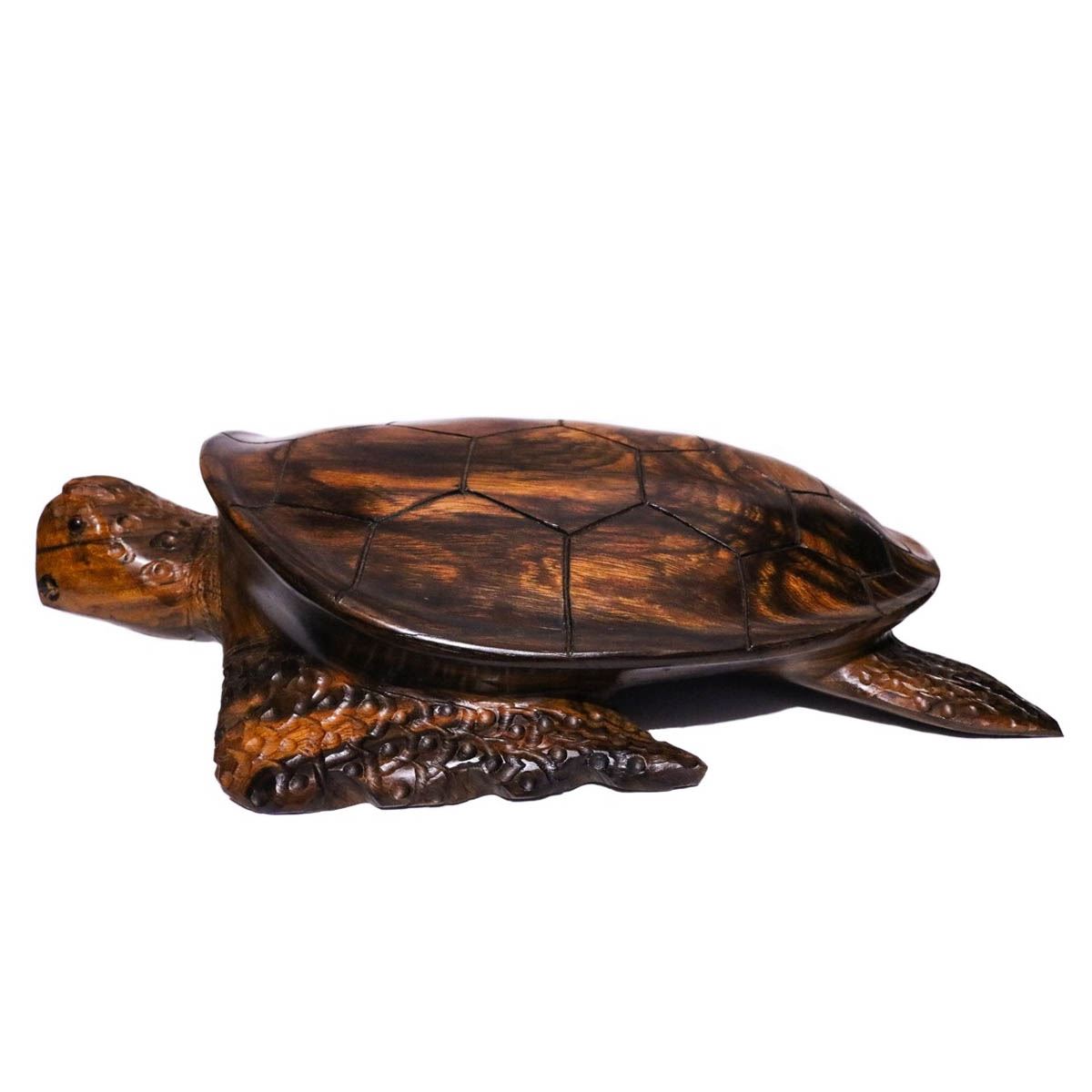 Tortuga de madera 23 cm - Artesanía