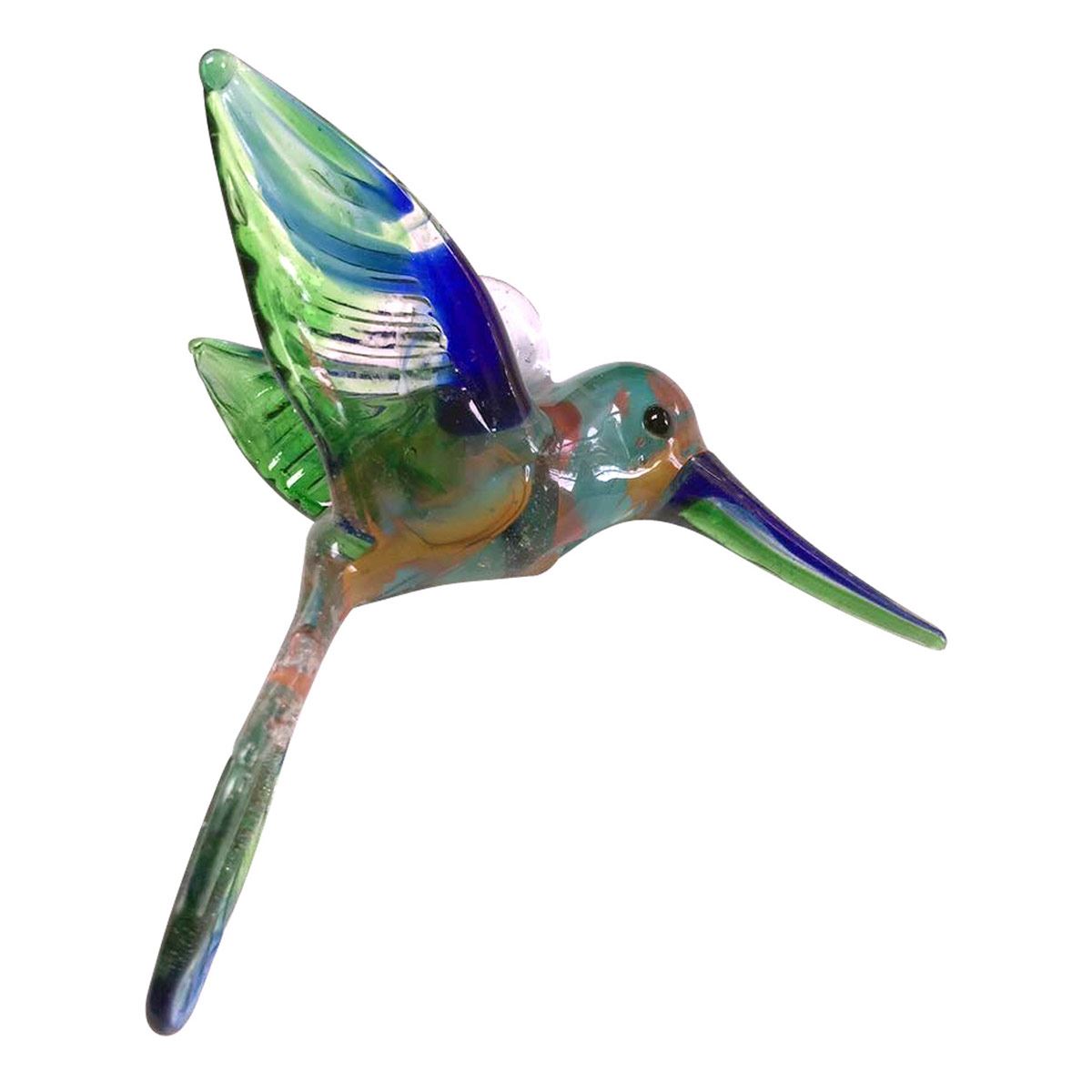 Colibrí de vidrio soplado mediano