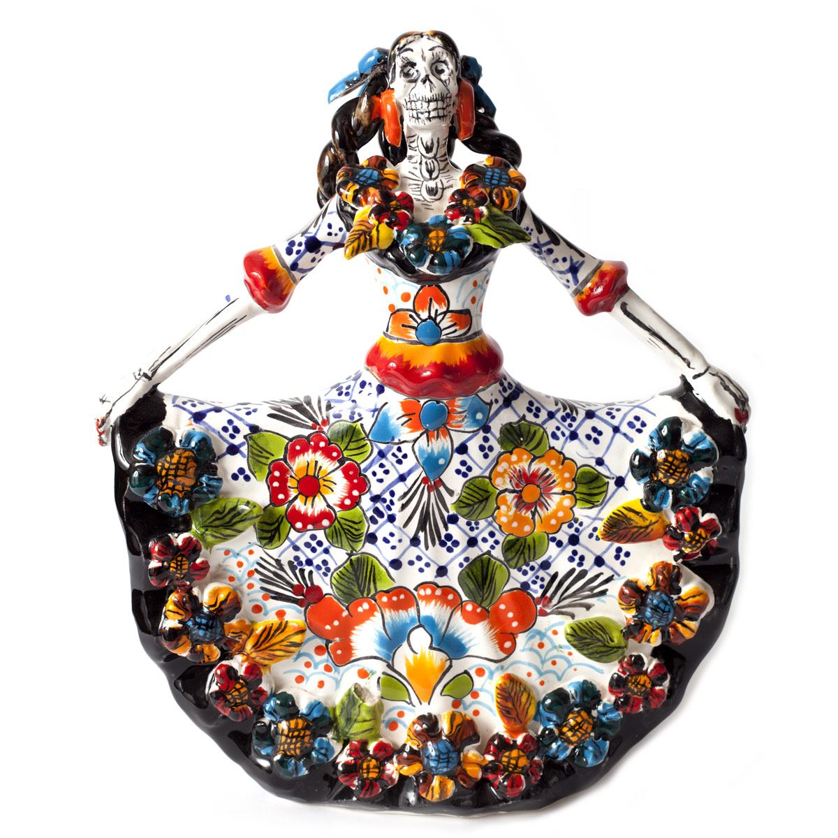 Figura Artesanal Catrina Bailarina Hixi