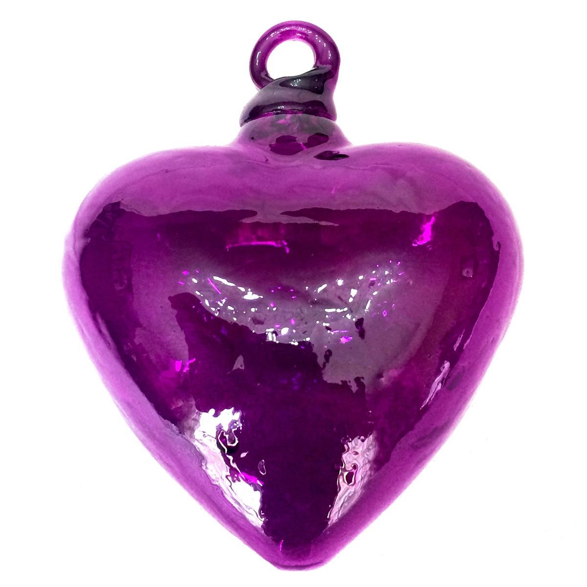 Corazón de vidrio soplado 2.5