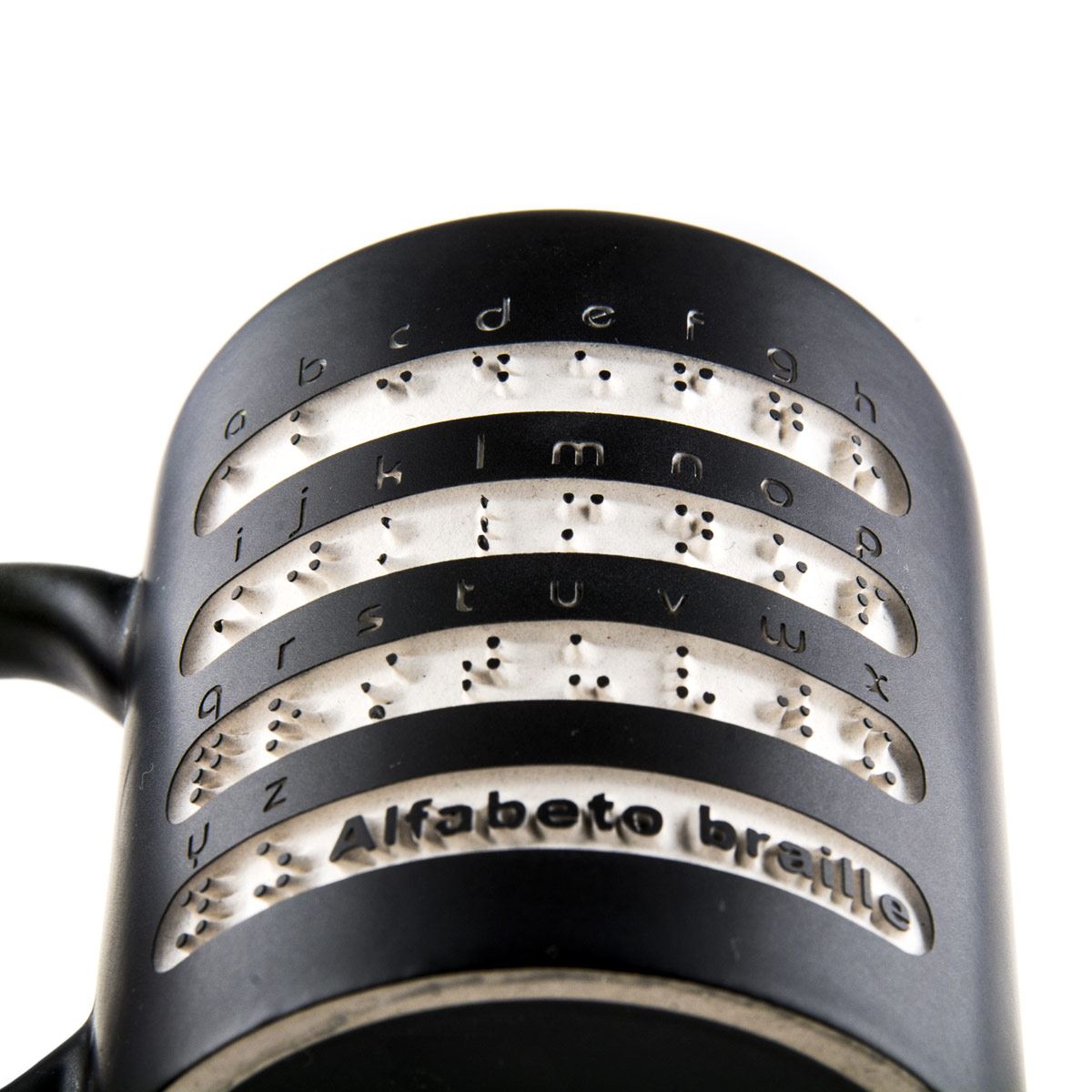 Taza alfabeto braille SG Promocionales