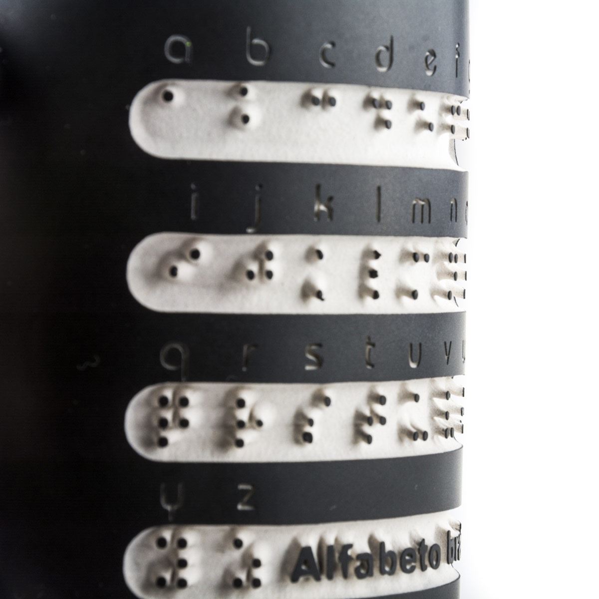 Taza alfabeto braille SG Promocionales