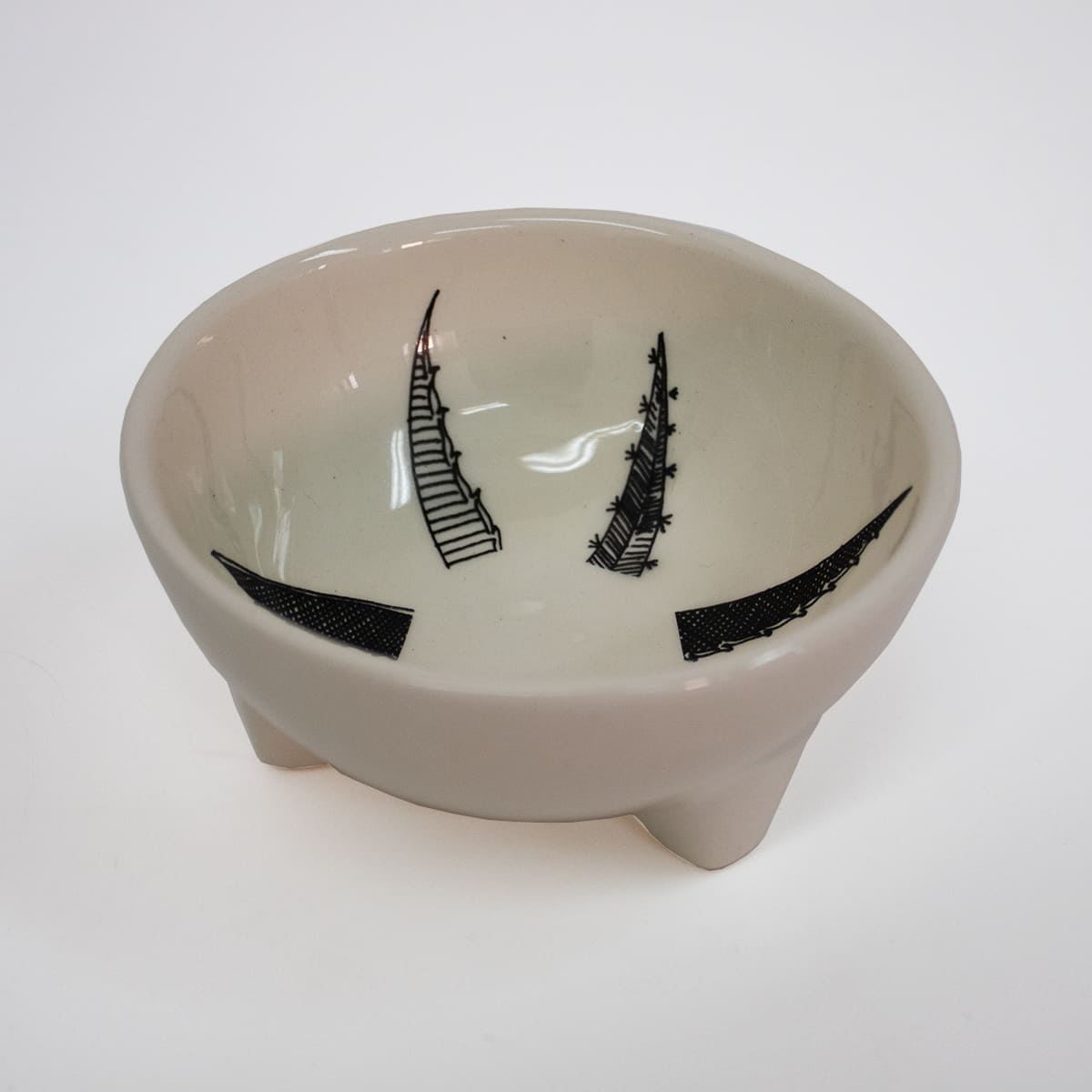 Molcajete de Cerámica Pintada a Mano C