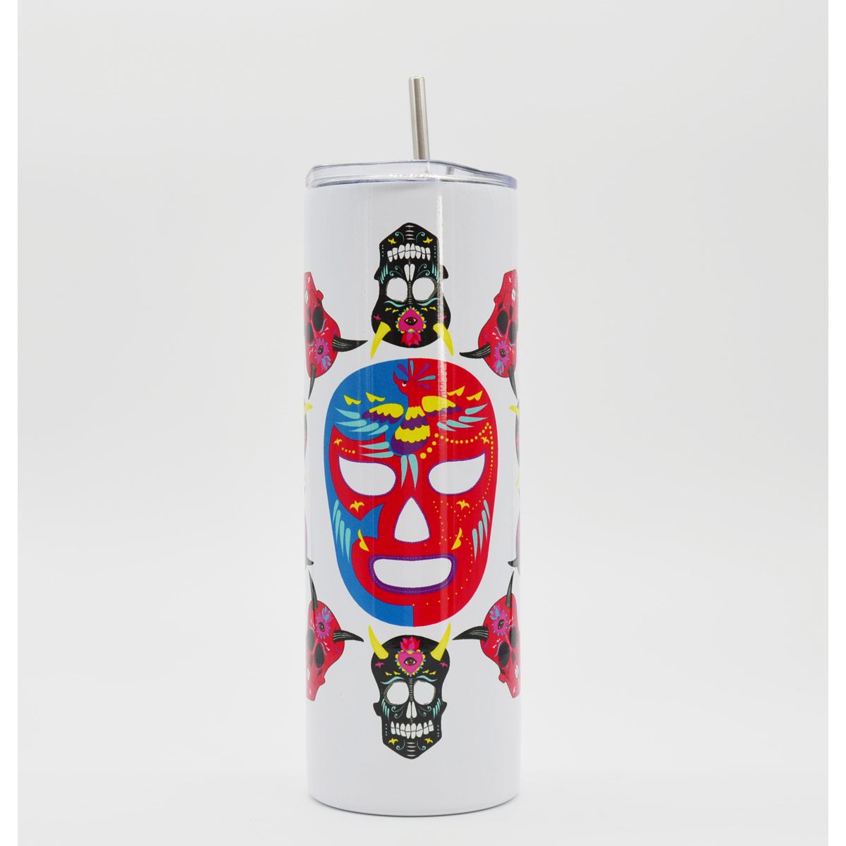 Termo Acero Cabos Máscaras Calavera