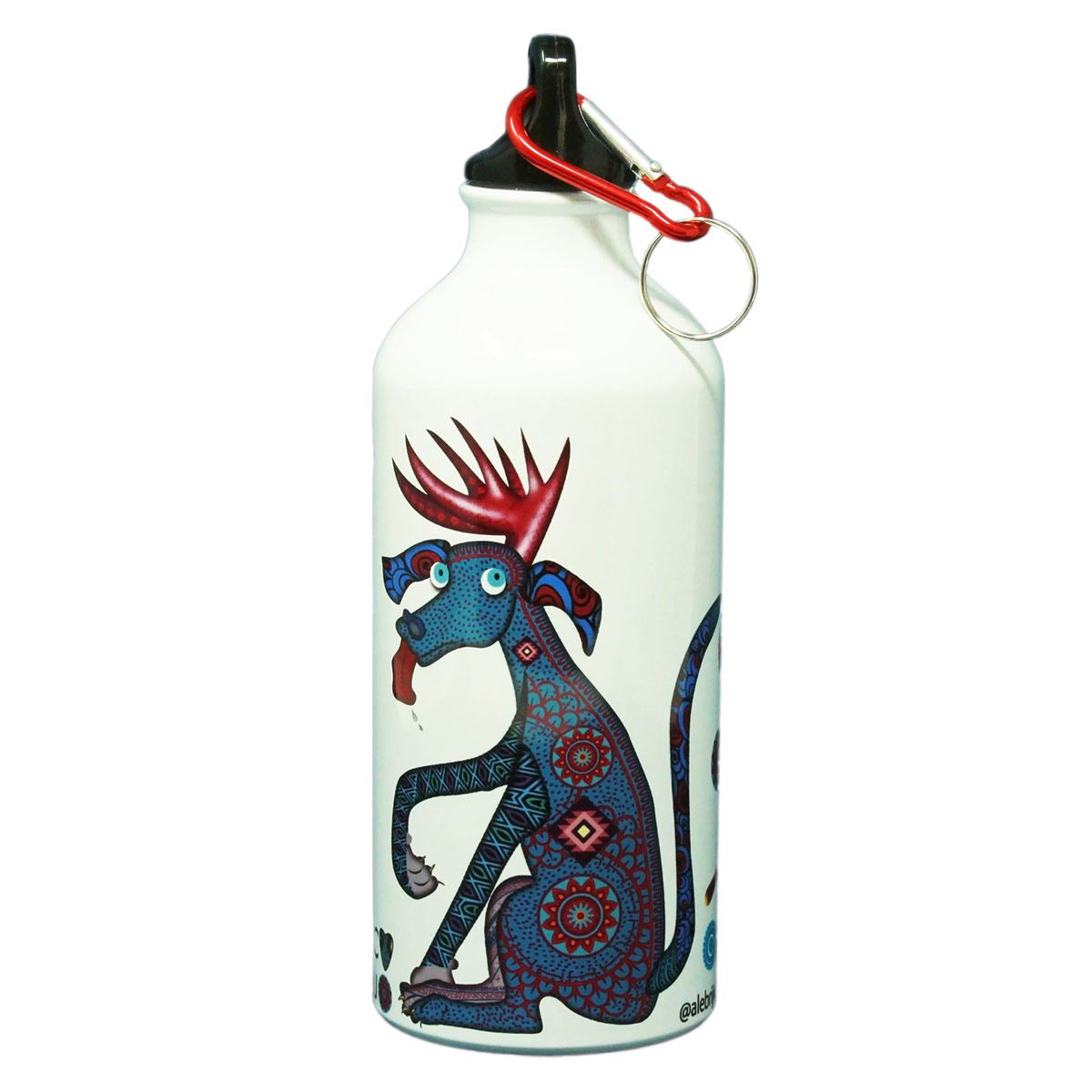Botella Deportiva Alebrijos de Aluminio 600 ml