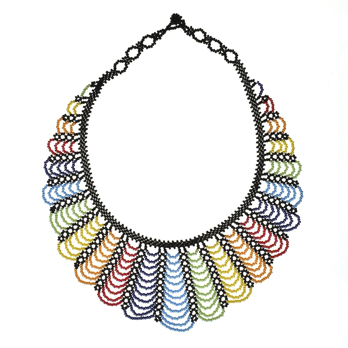 Collar Tigre Chaquira Artesanal