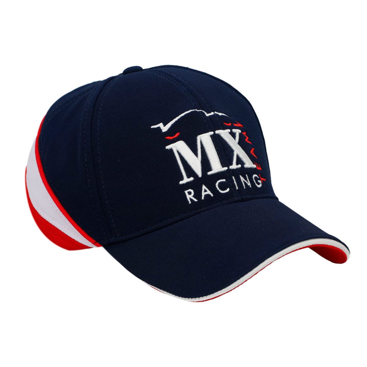 Gorra blanca Pole Position logo 23 para hombre