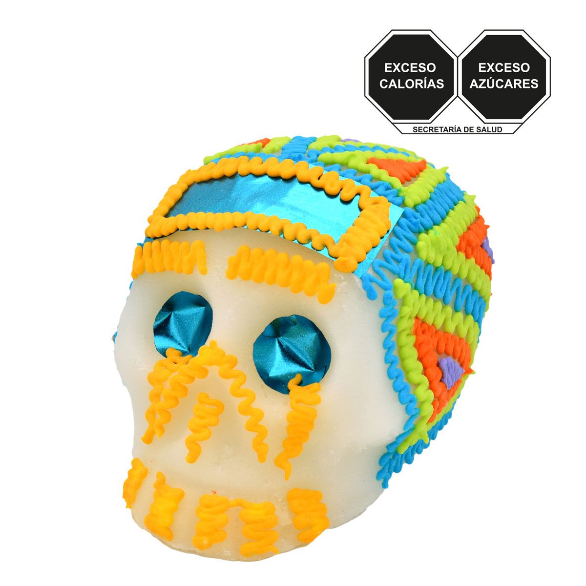 Calavera de Azúcar con Dibujos