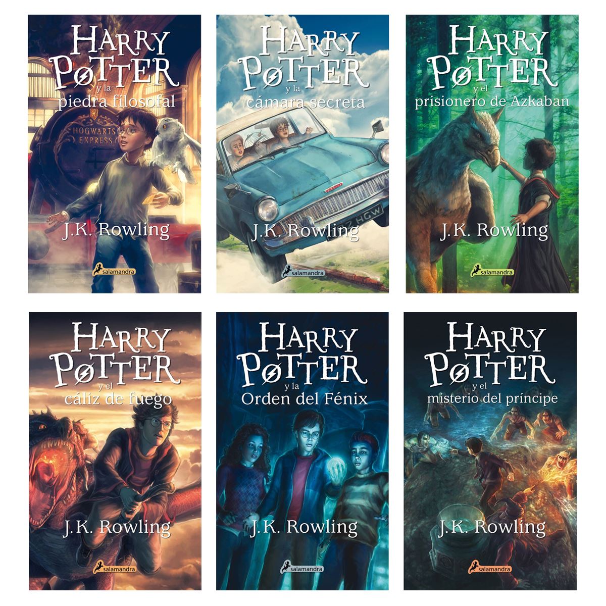 Paquete Harry Potter 6 Titulos